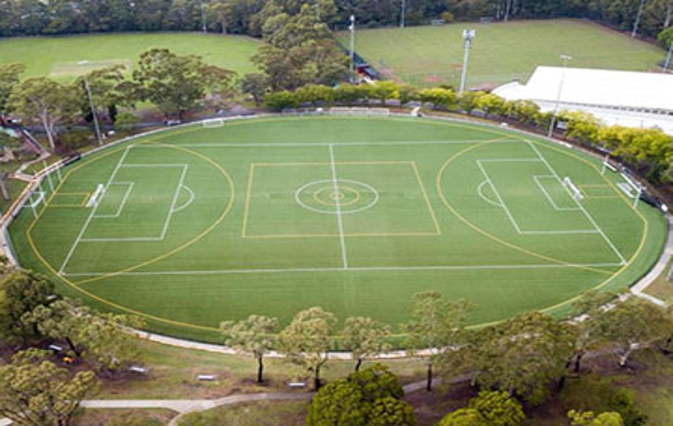 ELS Hall Multisport Field - The first field in Australia to use cork infill